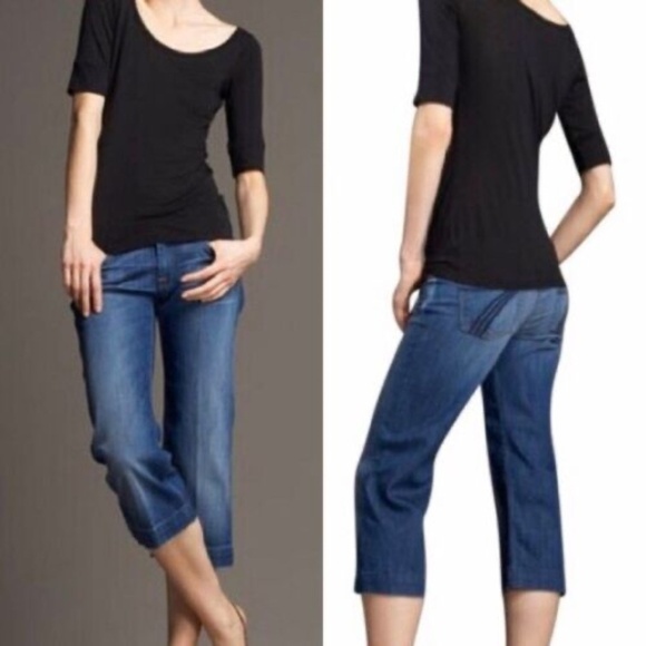 7 For All Mankind Pants - 7 For All Mankind Crop Dojo Medium Wash jeans Size 31